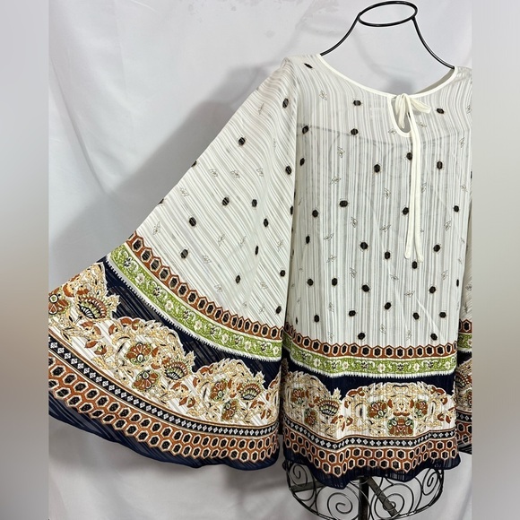 Coco Cabana floral printed poncho size M - Picture 4 of 8